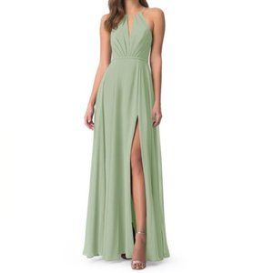 Dusty sage bridesmaid dress - 14